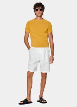 Yellow Short Sleeve Crewneck 10 Yellow Short Sleeve Crewneck -Cheap US Nice Clothes Store SW1635 104