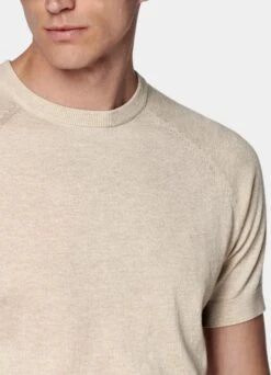 Sand Short Sleeve Crewneck -Cheap US Nice Clothes Store SW1636 123