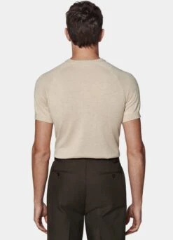 Sand Short Sleeve Crewneck -Cheap US Nice Clothes Store SW1636 125