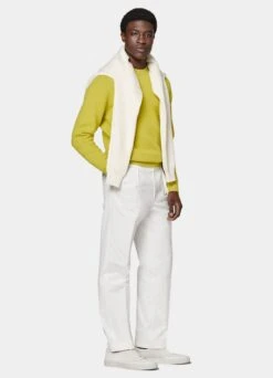 Yellow Crewneck -Cheap US Nice Clothes Store SW1706 104