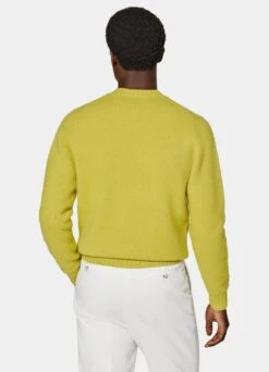 Yellow Crewneck -Cheap US Nice Clothes Store SW1706 105