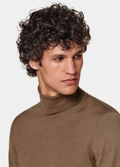 Mid Brown Turtleneck