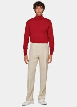 Red Turtleneck -Cheap US Nice Clothes Store SW1714 104