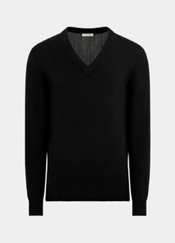 Black V-Neck -Cheap US Nice Clothes Store SW1723 25