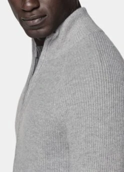 Light Grey Ribbed Zip Cardigan 13 Light Grey Ribbed Zip Cardigan -Cheap US Nice Clothes Store SW1729 106