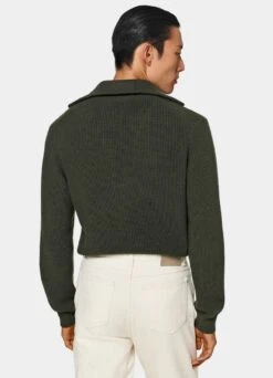 Dark Green Half Zip -Cheap US Nice Clothes Store SW1745 105