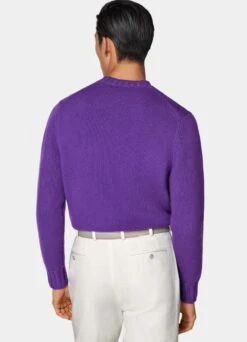 Purple Crewneck -Cheap US Nice Clothes Store SW1746 105
