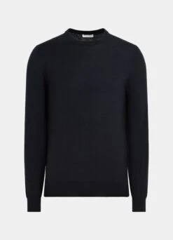 Navy Crewneck -Cheap US Nice Clothes Store SW1756 25