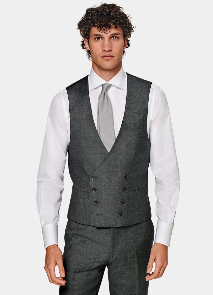 Dark Grey Waistcoat 2 Dark Grey Waistcoat - Image 2